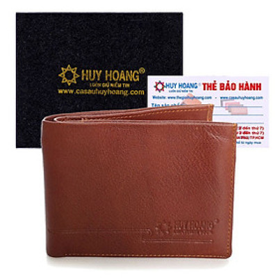 HJ2106 - Bóp nam Huy Hoàng sang trọng màu nâu