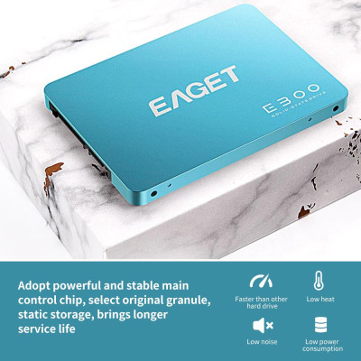 EAGET E300 SSD 2.5inch SATA 3.0 960GB Solid State Drive High Speed Reading Writing SSD for Laptop Desktop Computer