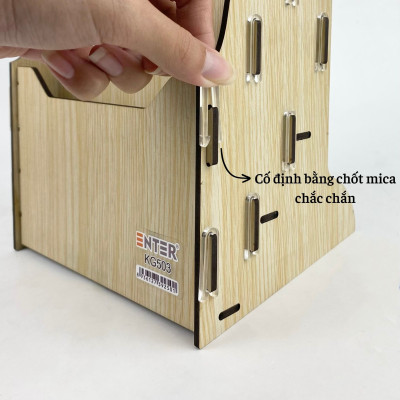 Kệ gỗ 3 ngăn Enter KG503 A5 lắp ráp