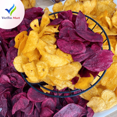 Khoai Lang Vàng Tím Sấy Mật Ong VIETTINMART 1.5Kg