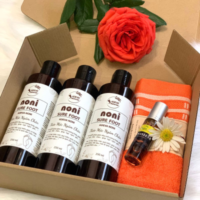 Ngâm chân thảo dược Adeva Noni 250ml - 12 loại thảo dược quý hiếm, không cần đun nấu, không cần rửa lại, không lo đổ rác