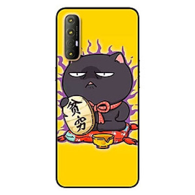 Ốp lưng dành cho Oppo Reno 3 Pro mẫu Mèo May Mắn 9