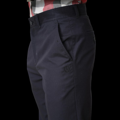 Quần kaki nam ALIGRO chất liệu kaki mềm mịn cao cấp dáng slimfit màu đen ALGK073