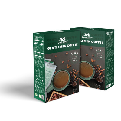 Gentlemen Coffee Goce - Cafe Nam hòa tan 3 trong 1 - 144g (8 gói x 18g)