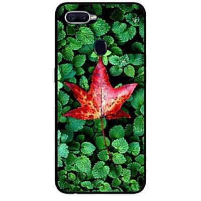 Ốp lưng dành cho Oppo A12 - A5s (A7) mẫu Lá Phong Đỏ