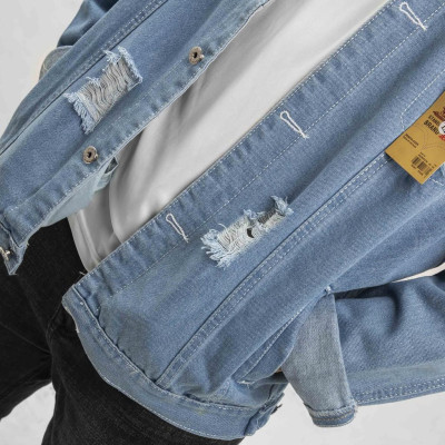 Áo jean nam thiết kế trẻ trung năng động cá tính, áo khoác bò không bai không xù độ bền cao