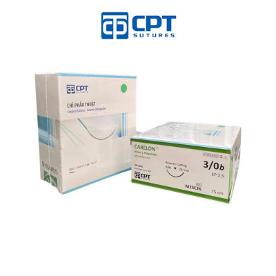Chỉ phẫu thuật không tiêu CPT Carelon Nylon số 3/0b - M25E26