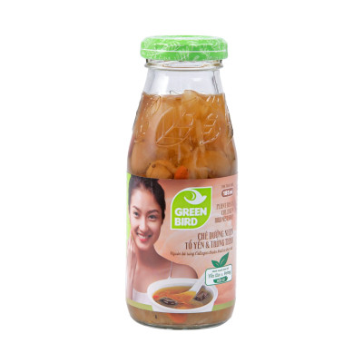 Chè Dưỡng Nhan Tổ Yến & Trùng Thảo - Lốc 6 chai x 185ml