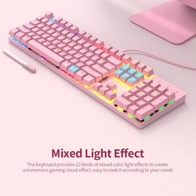 Bộ bàn phím cơ Ajazz chơi game có dây USB