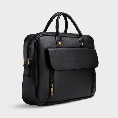 Cặp công sở Trita ( Thời trang nam đựng vừa laptop 14 inch - Cặp da TCA6 )