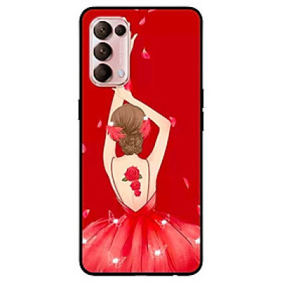Ốp lưng dành cho Oppo Reno 5 mẫu Cô Gái Múa