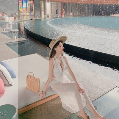 Bộ đồ bơi bikini 1 mảnh nữ sexy quyến rũ kèm váy choàng - B.44