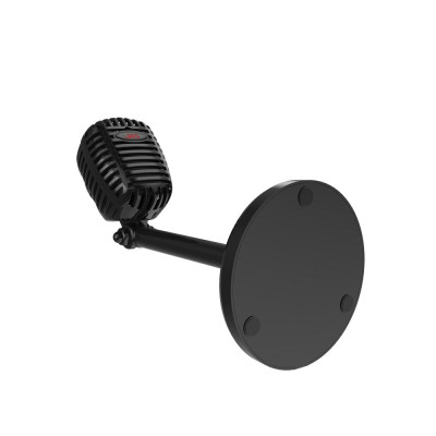 Microphone Retro có dây Cổng 3,5mm dành cho PC máy tính JIES đen