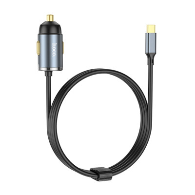 Bộ chia tẩu sạc trên ô tô cho Hoco NZ7, Sạc nhanh 3A, PD 20W, Quick Charge 3.0 - Hàng Chính Hãng nhỏ gọn tiện lợi