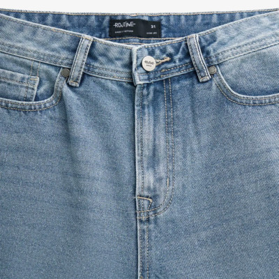 Quần jean nam ống rộng form wide leg - RT10S25DPA014 | ROUTINE CÀ MAU