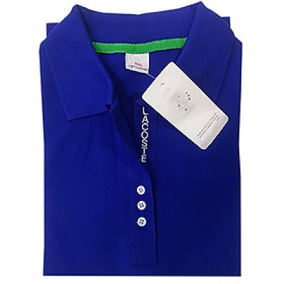 Áo Thun Cá Sấu Nữ Có Cổ -Màu Xanh Bích (45-75kg)