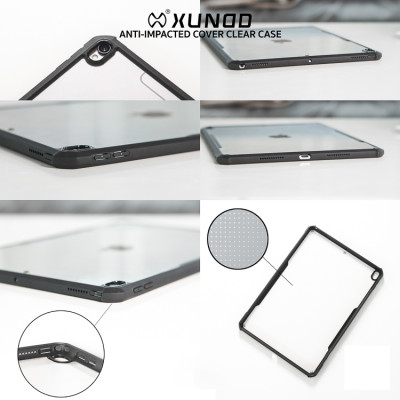 Ốp lưng XUNDD cao cấp viền máy nhựa dẻo dầy chống sốc airbag 4 góc, mặt lưng trong suốt bảo vệ iPad Gen7 2019 10.2 inch- Hàng chính hãng