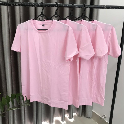 Áo Thun Hồng Sen Đủ Size Mọi Lứa Tuổi