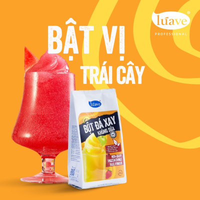 Bột Đá Xay Không Sữa LÚAVE 500g (Chuyên Dùng Cho Các Món Sinh Tố Trái Cây, Không Dùng Sữa, Chống Phân Tầng, Tách Lớp)