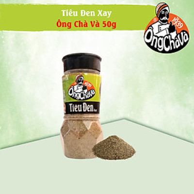 Tiêu Đen Xay Ông Chà Và 50gr (Black Pepper Powder)