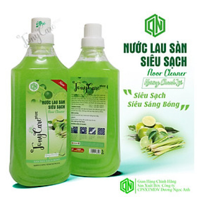 Nước lau sàn Tonycare 1kg – Hương Chanh Sả thơm mát, sạch khuẩn, xua đuổi côn trùng – Chính hãng Tonycare