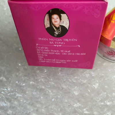 Phấn nụ trắng BÀ TÙNG 25G