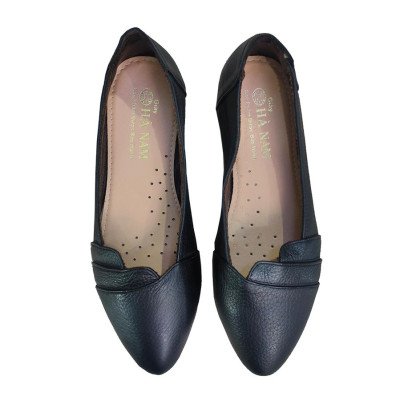 Giày Nữ Búp Bê Đế Bệt HÀ NAM Da Bò Thật Cao Cấp GBBN2070