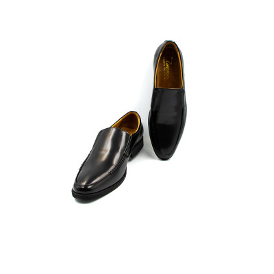 Giày tây nam Tomoyo đen bóng TMN03601