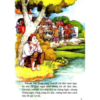 Sách - Anh Chàng Học Khôn - Tranh Truyện Dân Gian Việt Nam - NXB Kim Đồng