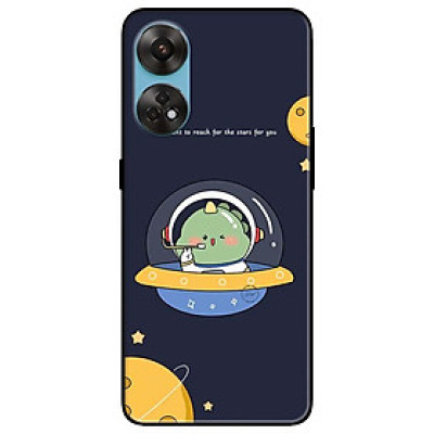 Ốp lưng dành cho Oppo Reno 8T 4G - Reno 8T 5G - Reno 10 5G - Reno 10 Pro 5G - Khủng Long Vũ Trụ - Hàng Chính Hãng