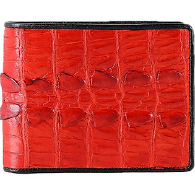 Ví Nam Da Cá Sấu Ngăn Sau Huy Hoàng HT2748 - Đỏ