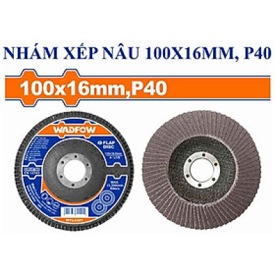 [CHÍNH HÃNG] Nhám xếp nâu 100x16mm, P40 WYL4301 WADFOW