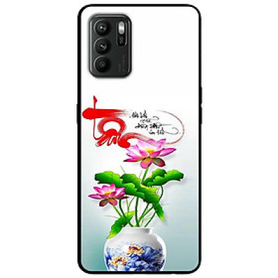Ốp lưng cho Oppo A15 - A15s - Oppo A35 4G - A17 - A17K - Oppo A57 - A95 5G - Sen Tâm Hoa - Hàng Chính Hãng