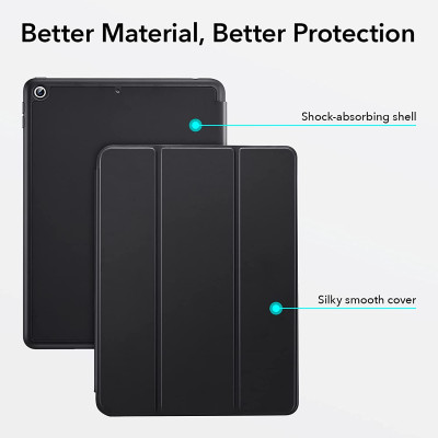 Bao da dành cho iPad Gen 9 10.2 inch 2021 ESR Rebound Pencil Slim Smart Case (Có khe cắm bút Apple Pencil) - Hàng Nhập Khẩu