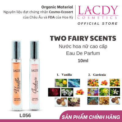 Bộ kit nước hoa nữ hương Vani và Dành Dành 2 FAIRY SCENTS  L056 (10ml x 10ml)