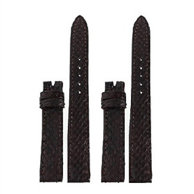 HC8309 - Dây đồng hồ Huy Hoàng da trăn size 12,14 màu nâu