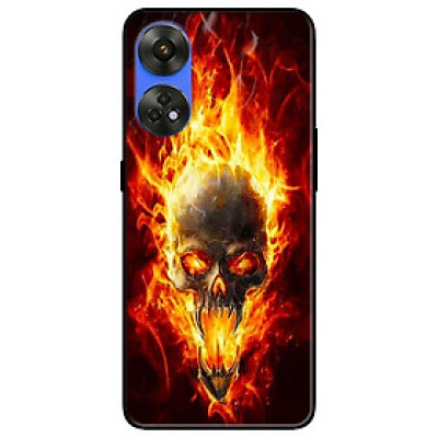 Ốp lưng dành cho Oppo Reno 8T 4G - Reno 8T 5G - Reno 10 5G - Reno 10 Pro 5G - Quỷ Lửa - Hàng Chính Hãng