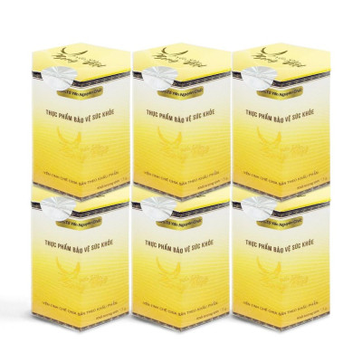 Yến Sào Song Việt - Combo Hộp giấy 6 hũ yến khô