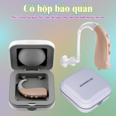 Máy trợ thính không dây mini Axon F-998 - có bộ lọc tiếng ồn hiện đại - Tặng kèm hộp đựng