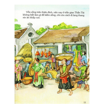 Sách - Sự Tích Thần Tài - Tranh Truyện Dân Gian Việt Nam - NXB Kim Đồng