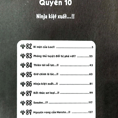 Sách - Naruto - Tập 10 - Ninja Kiệt Xuất…!! (Tái Bản 2025)