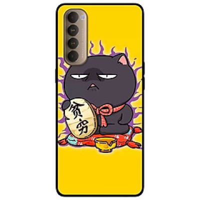 Ốp lưng dành cho Oppo Reno 4 Pro mẫu Mèo May Mắn 9