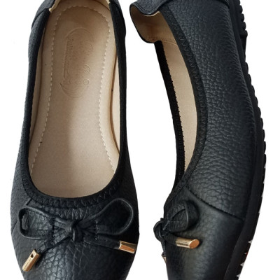 Giày Búp Bê BIGGBEN Da Bò Thật BB06