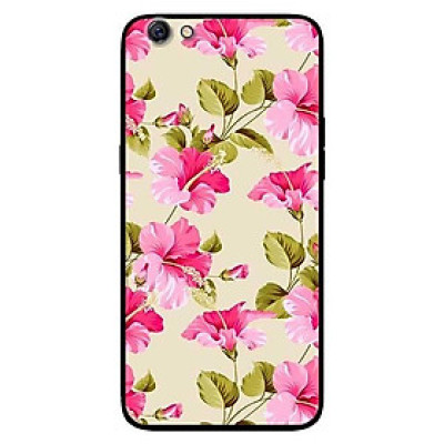 Ốp lưng dành cho Oppo F1s - A83 - Oppo F5 ( F5 Youth ) - F7 mẫu Hoa Bụt Hồng