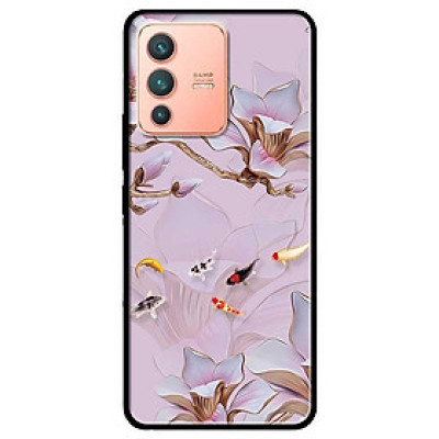 Ốp lưng dành cho Vivo V23 5G / S12 - Vivo Y15s / Y15A mẫu Tranh Hoa Và Cá