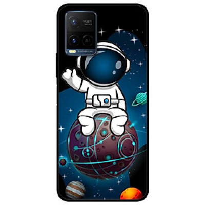 Ốp lưng dành cho Vivo Y21 - Vivo Y21s mẫu Phi Hành Ngồi Trên MT