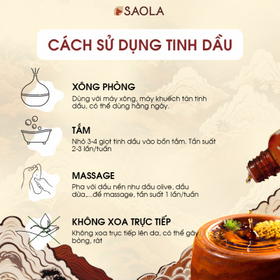 Tinh dầu Sả Huế thương hiệu Làng Hạ 30ml: Dùng để xông phòng, làm sạch không khí, xua đuổi côn trùng