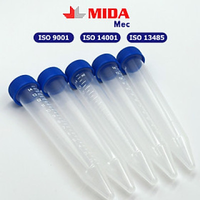 Ống ly tâm MidaMec nắp rời 15ml đóng gói 50 cái/bao