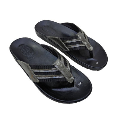 Dép Xỏ Ngón Nam Da Bò Thật TiTi ĐÔ Cao Cấp DNA2193d