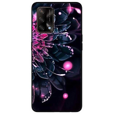 Ốp lưng dành cho Oppo A54 - A74 - A94 - mẫu Mẫu Đơn Hồng Đenm